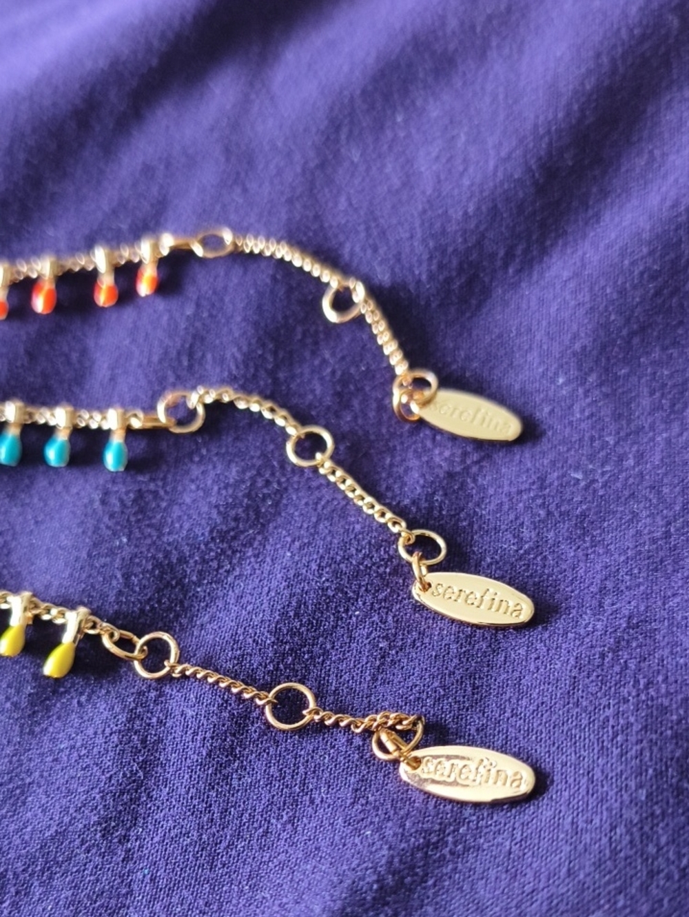 Lot Of 3 Serefina Fringe Bracelets - Picture 4 of 6